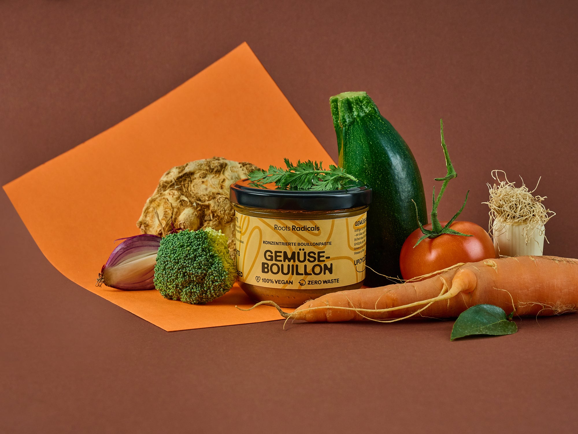 Vegetable bouillon classic in top-rated zero-waste curries