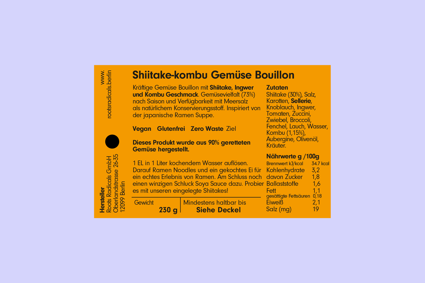 
                  
                    Vegetable Bouillon Shiitake & Kombu
                  
                