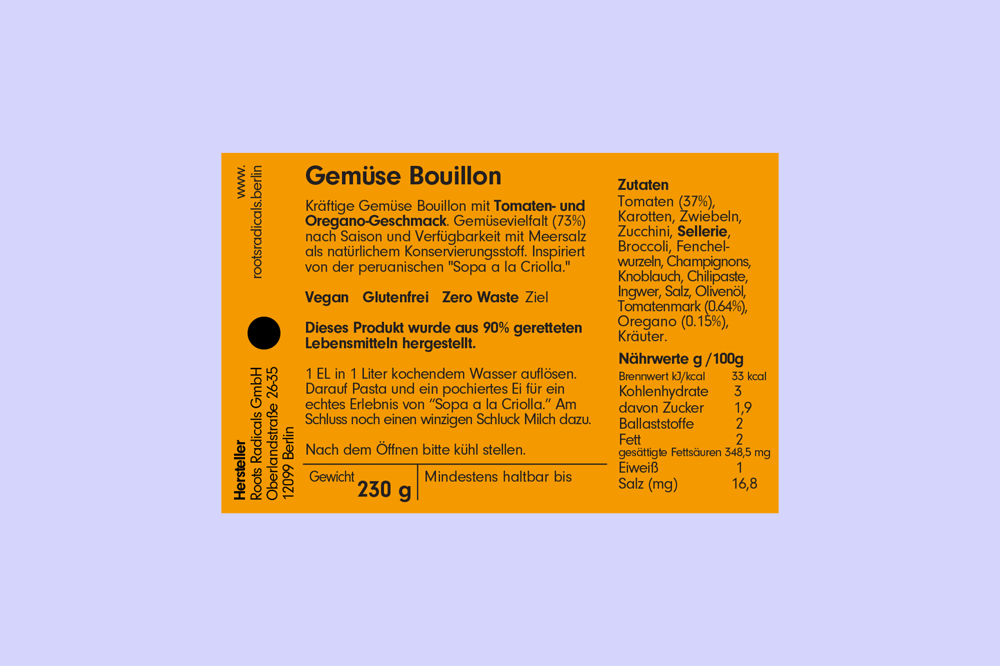 
                  
                    Vegetable Bouillon Tomato & Oregano
                  
                