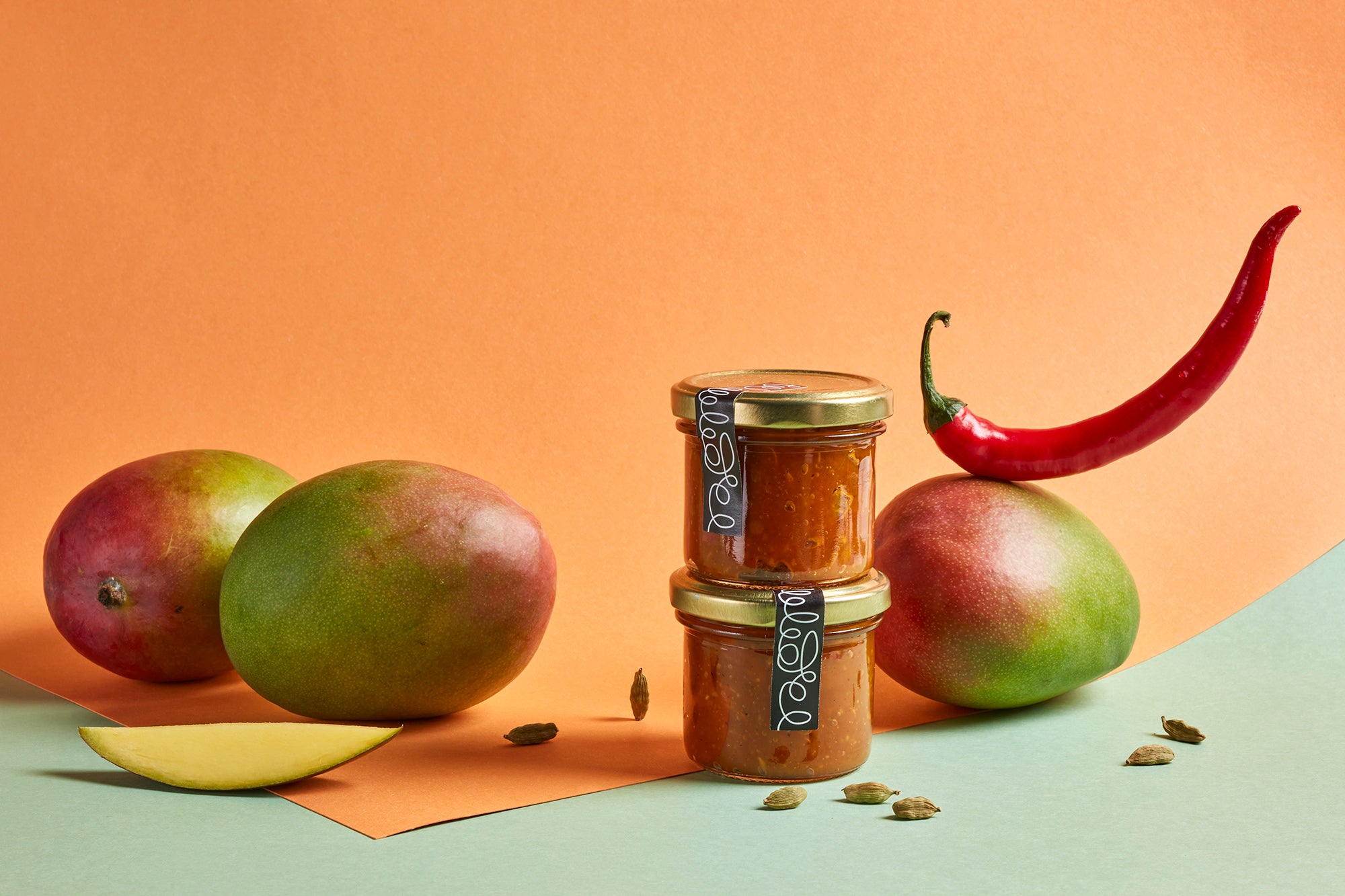 Mango chutney enhancing zero-waste curries for office lunches