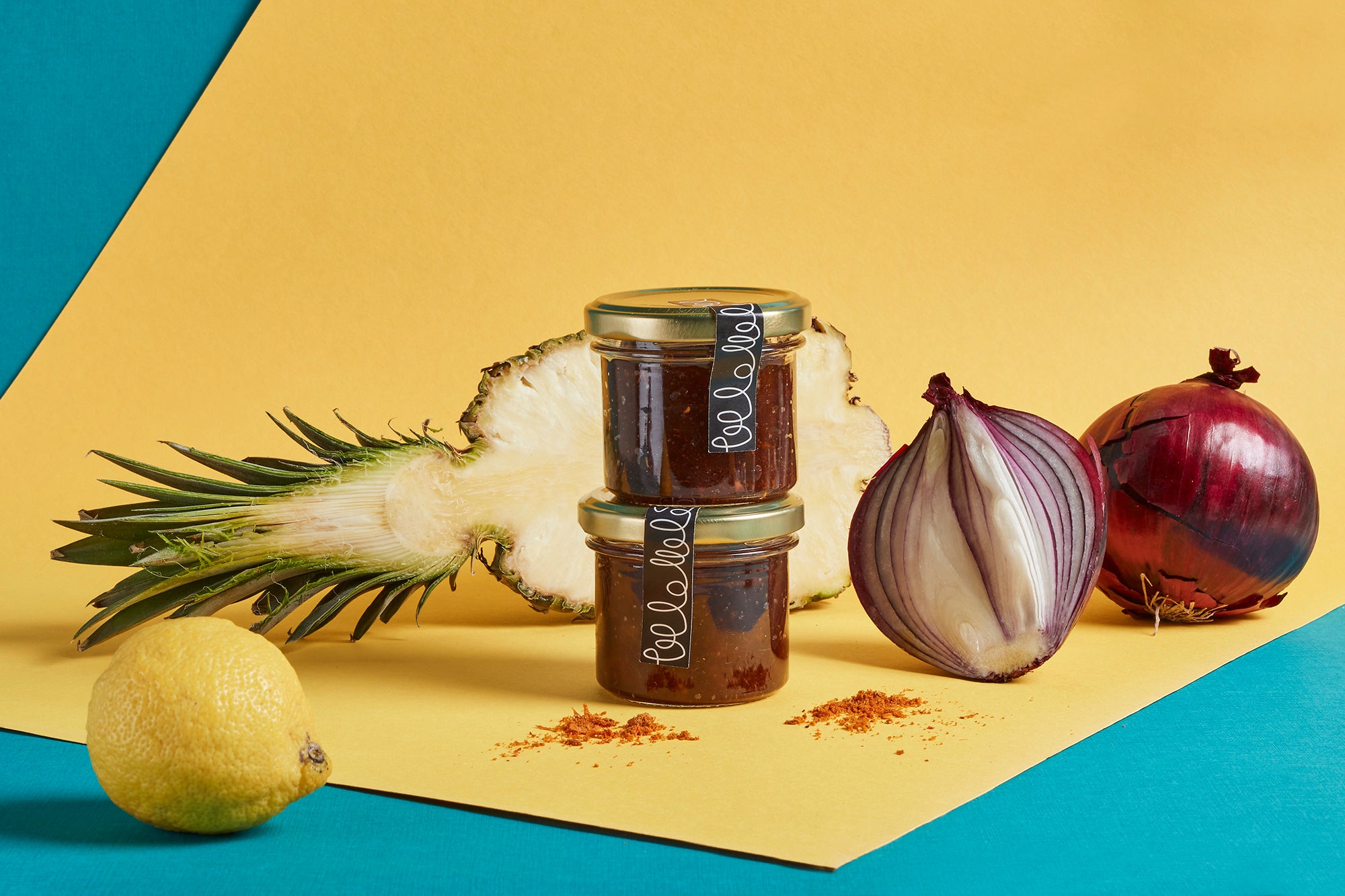 Smoked pineapple chutney featuring rescued produce for eco-friendly lunches