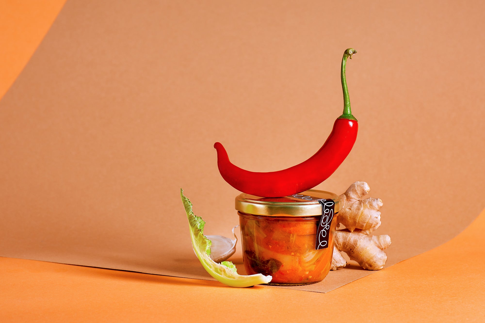 Kimchi di rapa for sustainable BBQ condiments