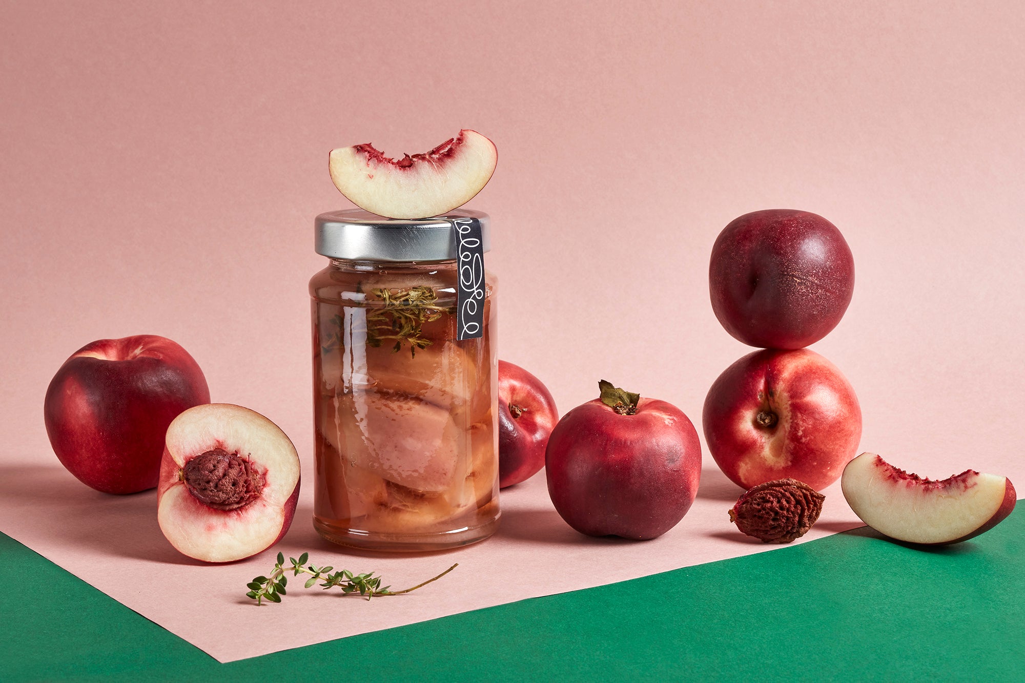nectarines in syrup for summer fruit preservation and year-round delicacies