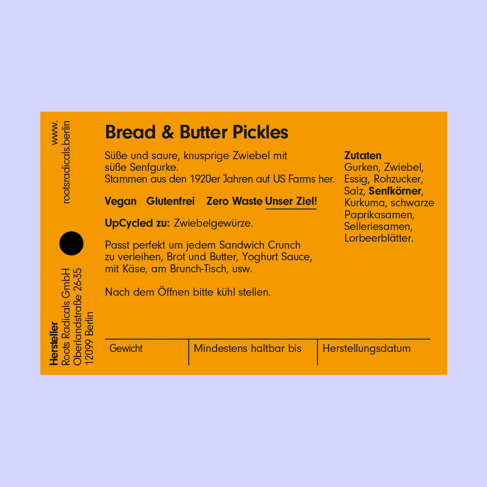 
                  
                    Bread & Butter Pickles
                  
                